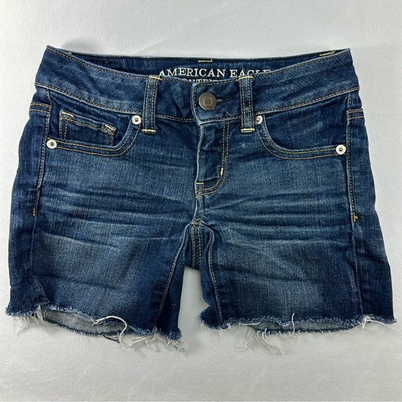 American Eagle Outfitters Pants - American Eagle Outfitters Stretch Whisker Raw Hem Shorts